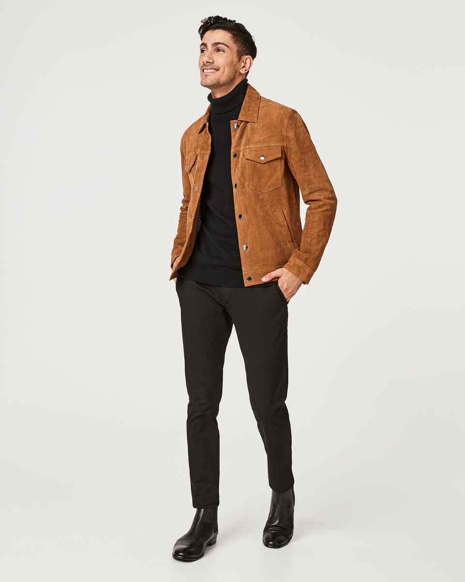 Bentleigh Leather Jacket, Tan, hi-res